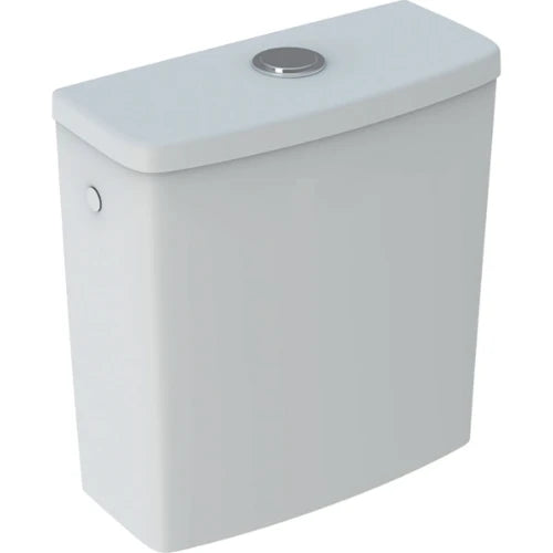Geberit Renova réservoir de chasse - blanc KeraTect - raccordement latéral - avec rinçage à 2 volumes