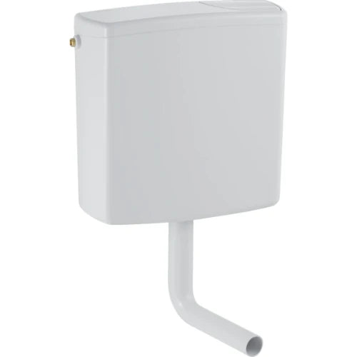 Geberit AP140 réservoir de chasse basse suspension - blanc - raccordement latéral - avec rinçage à 2 volumes - avec coude de rinçage
