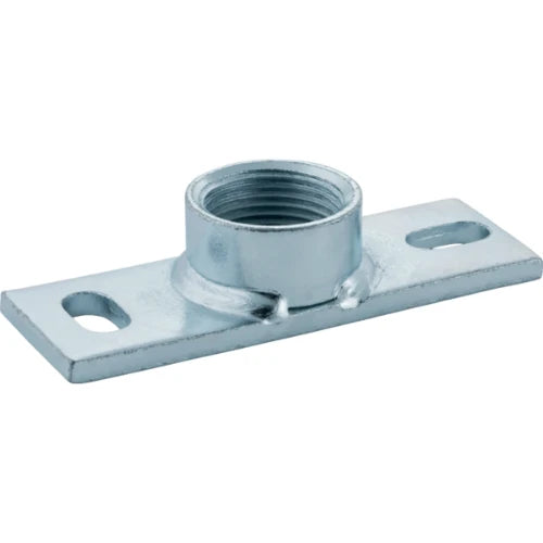 Geberit PE plaque de fixation rectangulaire avec manchon fileté 4/4 F