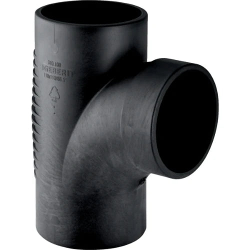 Geberit PE Silent-DB20 té pied de biche réduit 88° 110 x 90 x 110 mm