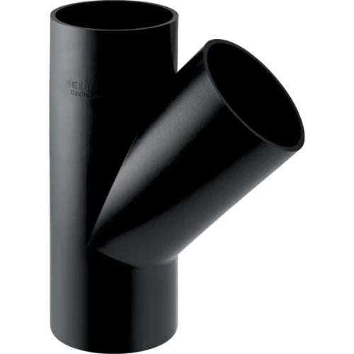 Geberit PE té réduit 45° 110 x 40 x 110 mm