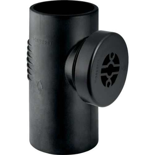 Geberit PE Silent-DB20 pièce de débouchage avec couvercle à visser 110 x 110 mm