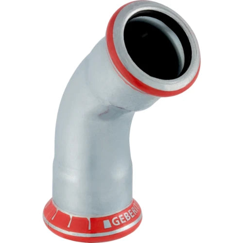 Geberit Mapress C-acier zingué coude 45° FF 76,1 x 76,1 mm