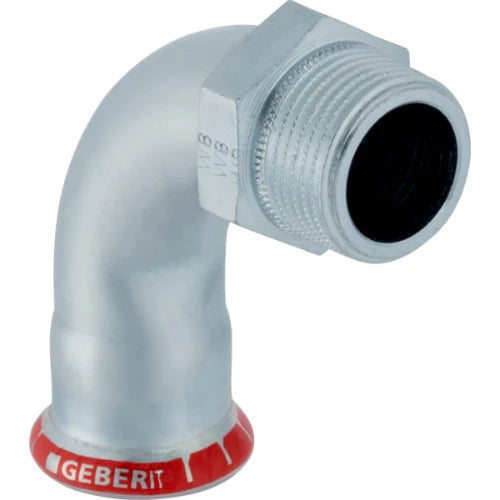 Geberit Mapress C-acier zingué coude de transition 90° MF 28 x 4/4 M