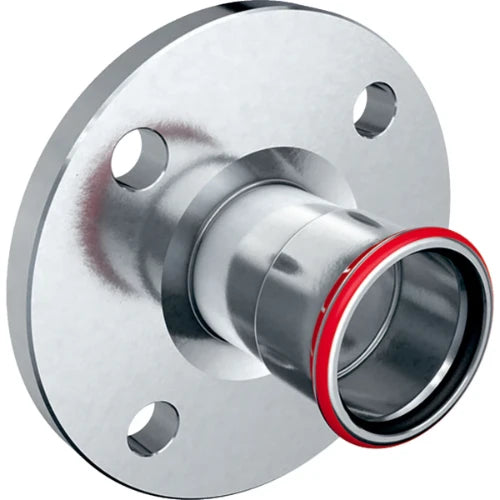 Geberit Mapress C-acier zingué bride avec manchon à sertir PN10-16 DN80 x 88,9 mm