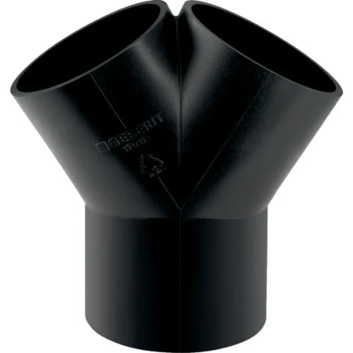 TE-CULOTTE GEBERIT 50 MM X 50 MM X 50 MM noir pe 60degr
