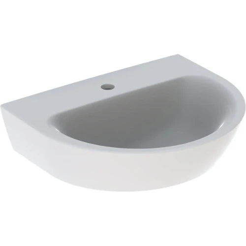 Geberit Renova lavabo 550 x 450 mm - blanc - avec trou de robinet - sans trop-plein