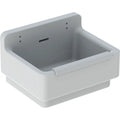 Geberit 300 Basic déversoir 460 x 365 mm avec trop-plein et pare-choc - blanc