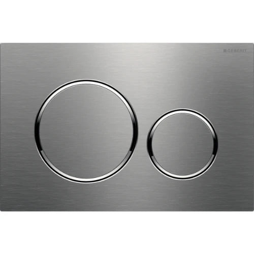 Geberit Sigma 20 plaque de commande - inox - avec 2 touches