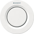 Geberit Type 01 bediening op afstand pneumatisch 1spoeling inbouwdrukker alpenwit