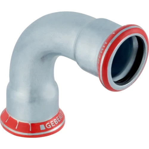 Geberit Mapress C-acier zingué coude 90° FF 76,1 x 76,1 mm