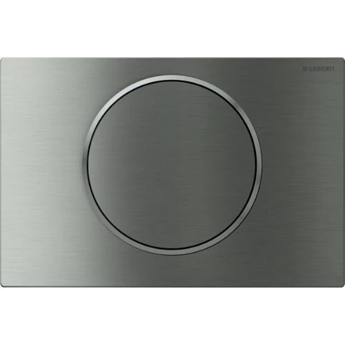 Geberit Sigma 10 plaque de commande inox brossé inox