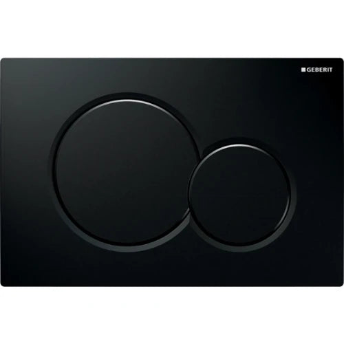 Geberit Sigma 01 plaque de commande - noir - avec 2 touches
