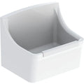 Geberit 300 Basic Norma déversoir avec pare-choc 450 x 350 x 350 mm - blanc - sans trous pour grille