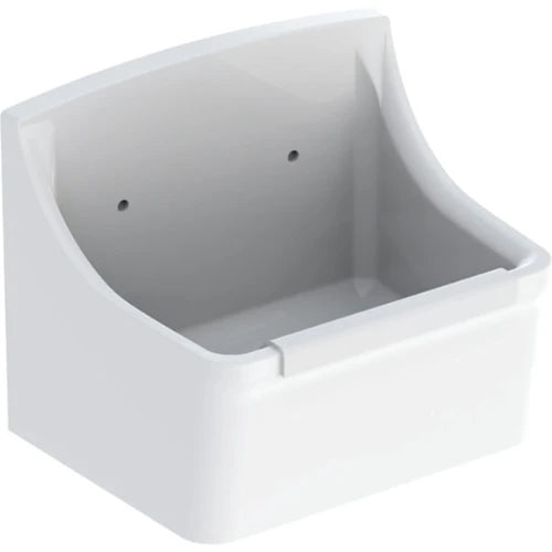 Geberit 300 Basic Norma déversoir 450 x 350 mm - blanc - sans trop-plein - avec trous pour grille pour seau