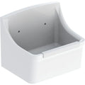 Geberit 300 Basic Norma déversoir 450 x 350 mm - blanc - sans trop-plein - avec trous pour grille pour seau