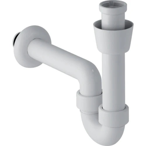 Geberit PP siphon tubulaire simple modèle court 5/4 x 40 mm - blanc - lave-mains of bidet