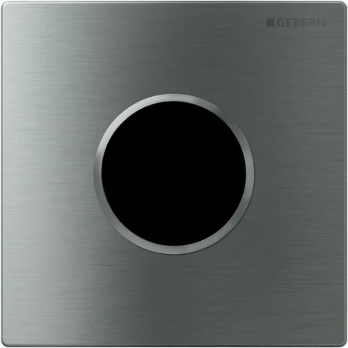 Geberit Type 10 commande urinoir electro plaque de finition net brossé poli