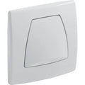 Geberit bouton poussoir - plaque blanche