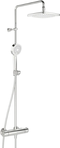Hansa Hansamicra Style douche de pluie chromé (douchette 95mm - douche de tête 200mm)