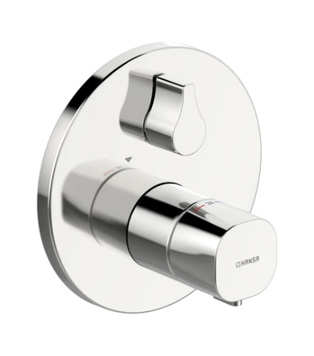 SET DE FINITION HANSA HANSADESIGNO chromé thermostat melangeur avec deviateur