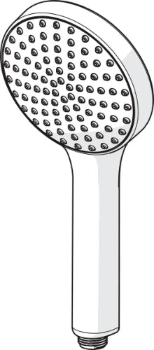 Hansa Activejet douchette 120 mm - 1 jet - chromé/gris - rond