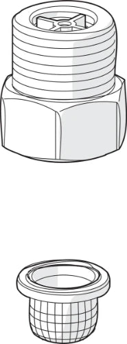 HANSA Vuilfilters met terugslagklep Chroom