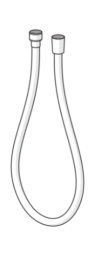 FLEXIBLE DE DOUCHE HANSA HANSABASICJET 150 - chromé