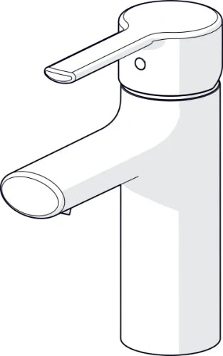 MELANGEUR DE LAVABO MONO-COMMANDE HANSA HANSARONDA chromé