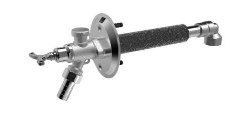 Hansa Eis robinet de façade avec aérateur,clef 450 MM - approuvé Belgaqua-antigel-recoupable