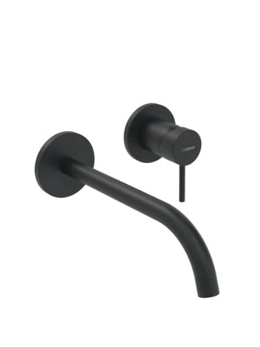 Hansa HansaPublic set de finition pour robinet lavabo noir mat