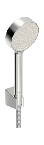 Hansa HansaBasicjet douchette 95 mm - 1 jet - chromé (contient: douchette - flexible de douche 1500 mm - support mural) - prix par set