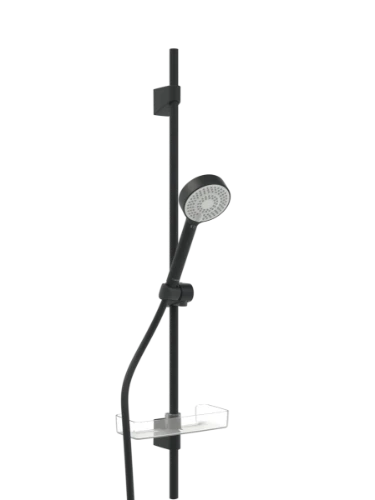 HANSA HANSABASICJET Doucheset Mat zwart (Handdouche 95mm)