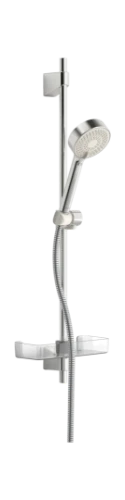 Hansa HansaBasicjet set de douche 720 mm - avec douchette Basicjet 95 mm - 3 jets - chromé - flexible de douche 1750 mm - porte-savon