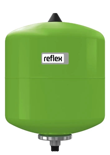 Reflex DD vase d'expansion de pression à vessie traversé (san), vert, 18ltr
