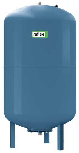 Reflex DE 100 vase d'expansion (san) 100 l x 4/4 - 10 bar - bleu - vertical avec pieds