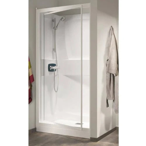 CABINE DE DOUCHE KINEDO KINEPRIME 90 - 90 o 199 ! Transparant Niche - Porte tournante - Thermostat