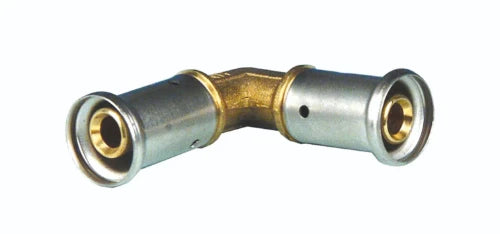 Henco laiton à sertir coude 90° FF 26 x 26 mm