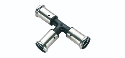 Henco PVDF à sertir té 90° FFF 50 x 50 x 50 mm