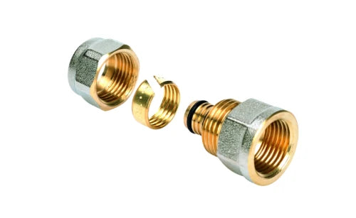 Henco laiton à visser raccord droit de transition FF 26 x 3/4 F
