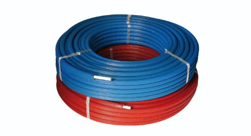 Henco RIXc tuyau multicouche avec isolation 6 mm 26 x 3,0 mm (rouleau 50m) - rouge - prix par mètre