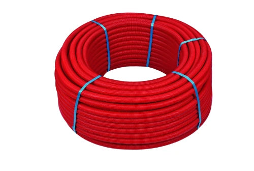 Henco Standard tuyau multicouche avec gaine 16 x 2,0 mm (rouleau 100m) - rouge - prix par mètre
