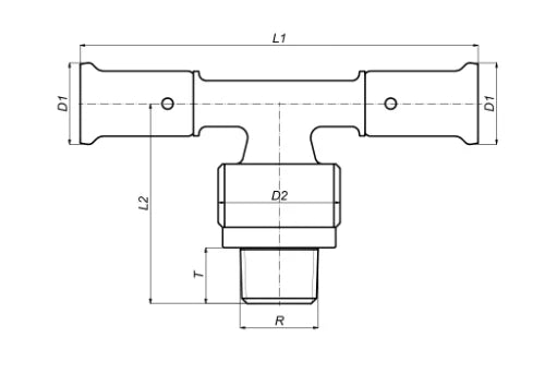 HENCO T-MÂLE 26X1/2 X26