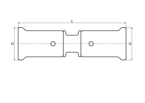 Henco PVDF à sertir manchon FF 32 x 32 mm