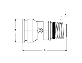 Henco Vision départ pour collecteur 20 mm - blanc