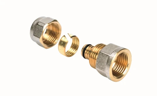Henco laiton à visser raccord droit de transition FF 26 x 3/4 F