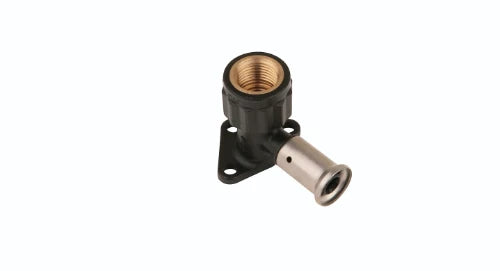 Henco PVDF à sertir culasse 90° FF 16 x 1/2 F