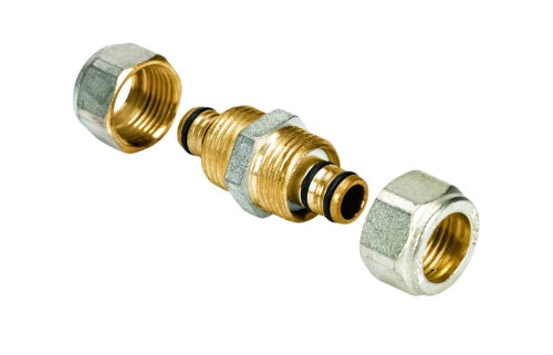 Henco laiton à visser raccord droit de transition FF 20 x 22 mm