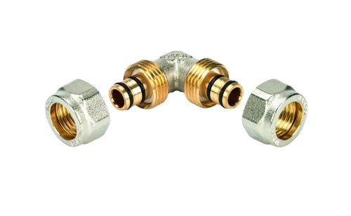 Henco laiton à visser coude 90° FF 16 x 16 mm