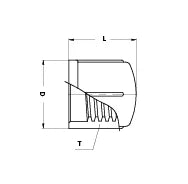 Henco Vision collecteur bonnet 3/4 F - blanc